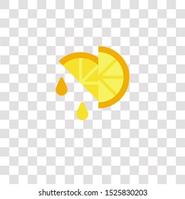 lemon icon sign and symbol. lemon color icon for website design and mobile app development. Simple Element from gastronomy set collection for mobile concept and web apps icon.