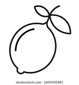 Lemon Icon Symbol Vector Illustration
