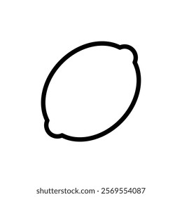 Lemon icon Thin vector set