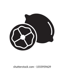 Lemon icon in trendy flat style design. Vector graphic illustration. Suitable for website design, logo, app, and ui. EPS 10.