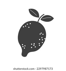 Lemon icon in trendy flat style design. Vector graphic illustration. Suitable for website design, logo, app, and ui. EPS 10.