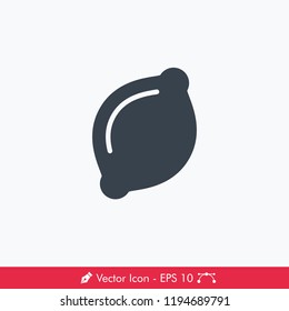 Lemon Icon / Vector