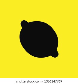 lemon icon vector