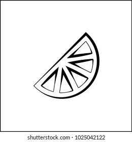Lemon Icon, Lemon Vector Art Illustration