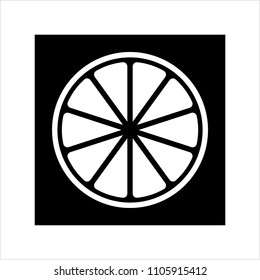 Lemon Icon, Lemon Vector Art Illustration