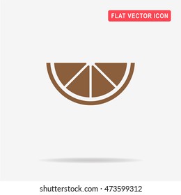 Lemon icon. Vector concept illustration for design.