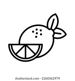 lemon icon vector design template in white background