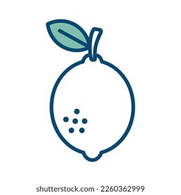 lemon icon vector design template in white background
