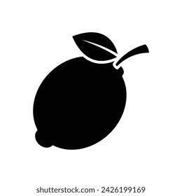 lemon icon vector design template simple and clean