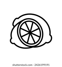 lemon icon vector design template simple and clean