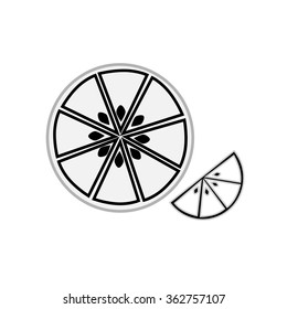 lemon icon vector eps.10