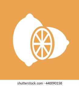Lemon icon vector illustration