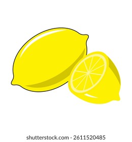 lemon icon vector illustration design template