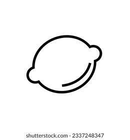 lemon icon vector illustration eps