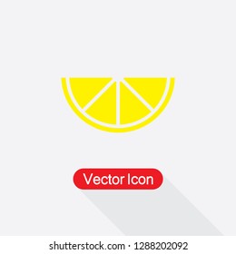 Lemon Icon Vector Illustration Eps10