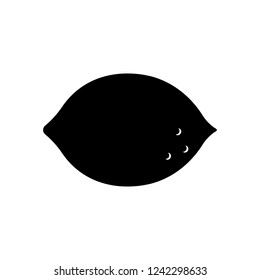 Lemon icon Vector Illustration on the white background.