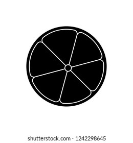 Lemon icon Vector Illustration on the white background.