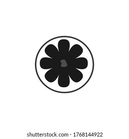Lemon icon. Vector illustration with transparent background