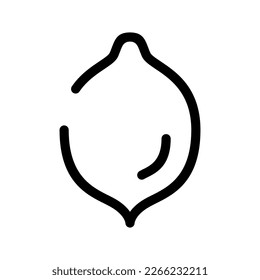 Lemon Icon Vector Symbol Design Illustration