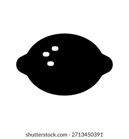 Ilustración de diseño de símbolo de Vector de icono de limón