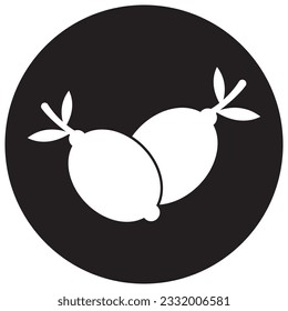 lemon icon vector template illustration logo design