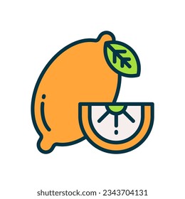 lemon icon for your website, mobile, presentation, and logo design.