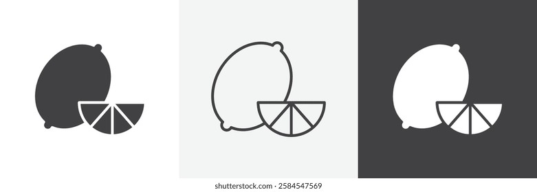 Lemon icons graphics pack vectors.