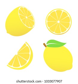 Lemon icons set