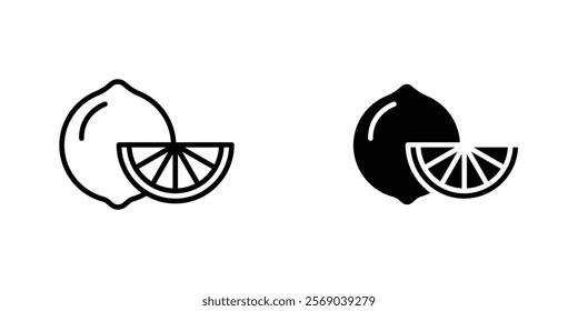 Lemon icons vector graphic pack