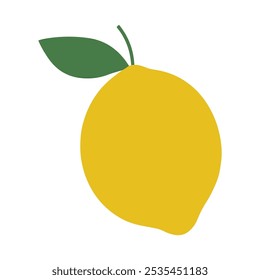  Fondo de ilustración aislado de limón, fondo de Plantilla de Ilustración vectorial de fruta de limón