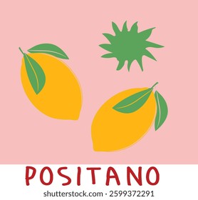 Lemon italy italian abstract postcards Italian lemon citrus cute checker trending Script Slogan Graphic Positano Amalfi Sorrento Tee t-shirt logo artwork typography tote badge emblem crest Fashion