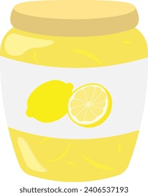Zitronenmarmelade aus Zitrusfrüchten in einer Mülltonne