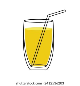Lemon Juice Glass Vector Art, Icons, and Graphics
