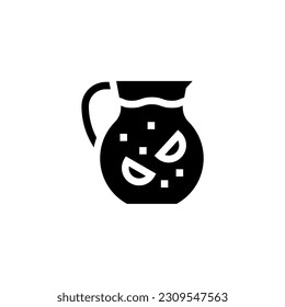 lemon juice icon vector graphic with colors