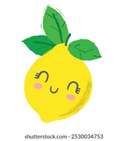 lemon kids print vector illustration trend design for t shirt printing, graphic design