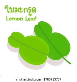 Lemon Leaf Thai Language it mean "Lemon Leaf"