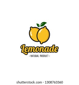 Lemon Or Lemonade Logo Fresh Drink