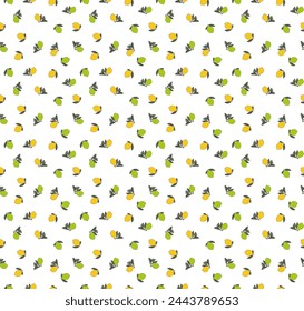 Lemon And Lime Simple Pattern