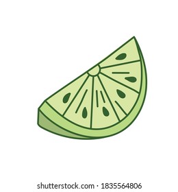 lemon line and fill style icon design, Fruit healthy organic food sweet and nature theme Vector illustration