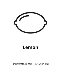 Lemon line icon