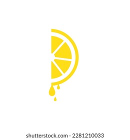 lemon logo color vector design illustration