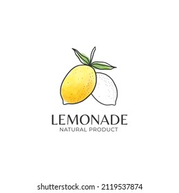 lemon logo design. creative lemonade logo design vector