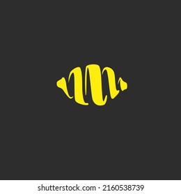 Lemon logo. Fresh fruit logo in modern style. The symbol contains lemon, as a sign of freshness