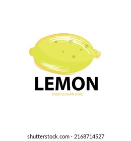 Lemon Logo Fruit Icon Design Template. Add Your Tag In Design