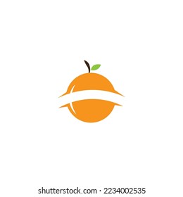 lemon logo icon vector illustration design circle