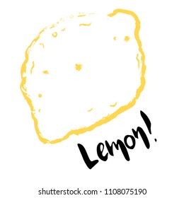 Lemon logo illustration