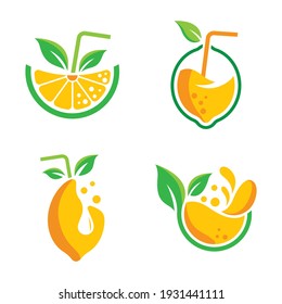 Lemon logo images illustration design