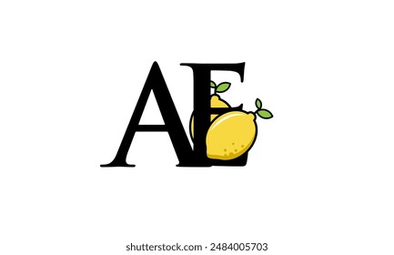 Lemon Logo Initial Fresh Modern Simple