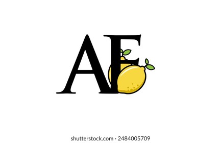 Lemon Logo Initial Fresh Modern Simple
