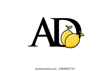 Lemon Logo Initial Fresh Modern Simple